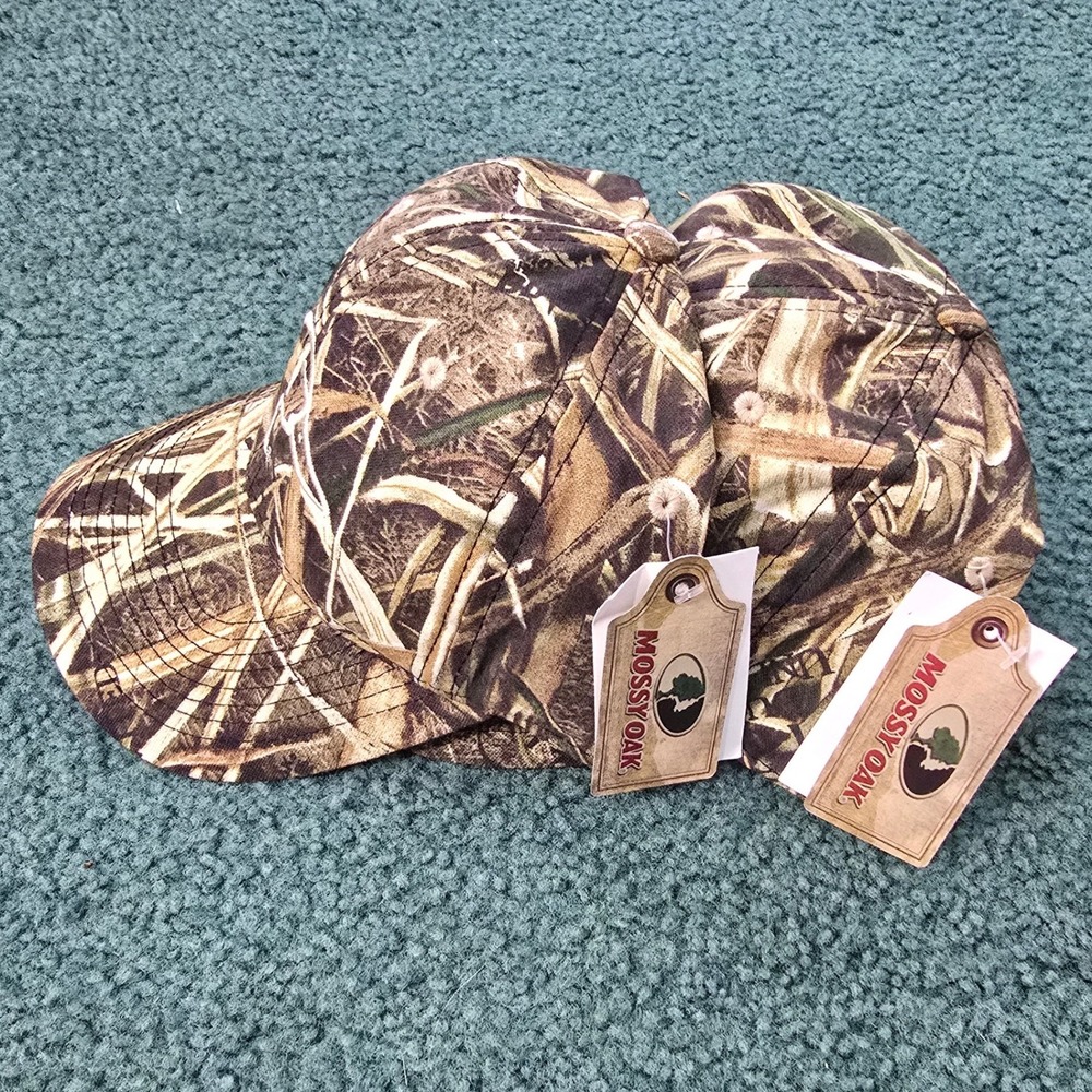 Ducks Unlimited Mens Mossy Oak Camo Baseball Cap Official Licensed Hunting NEW - Picture 2 of 8